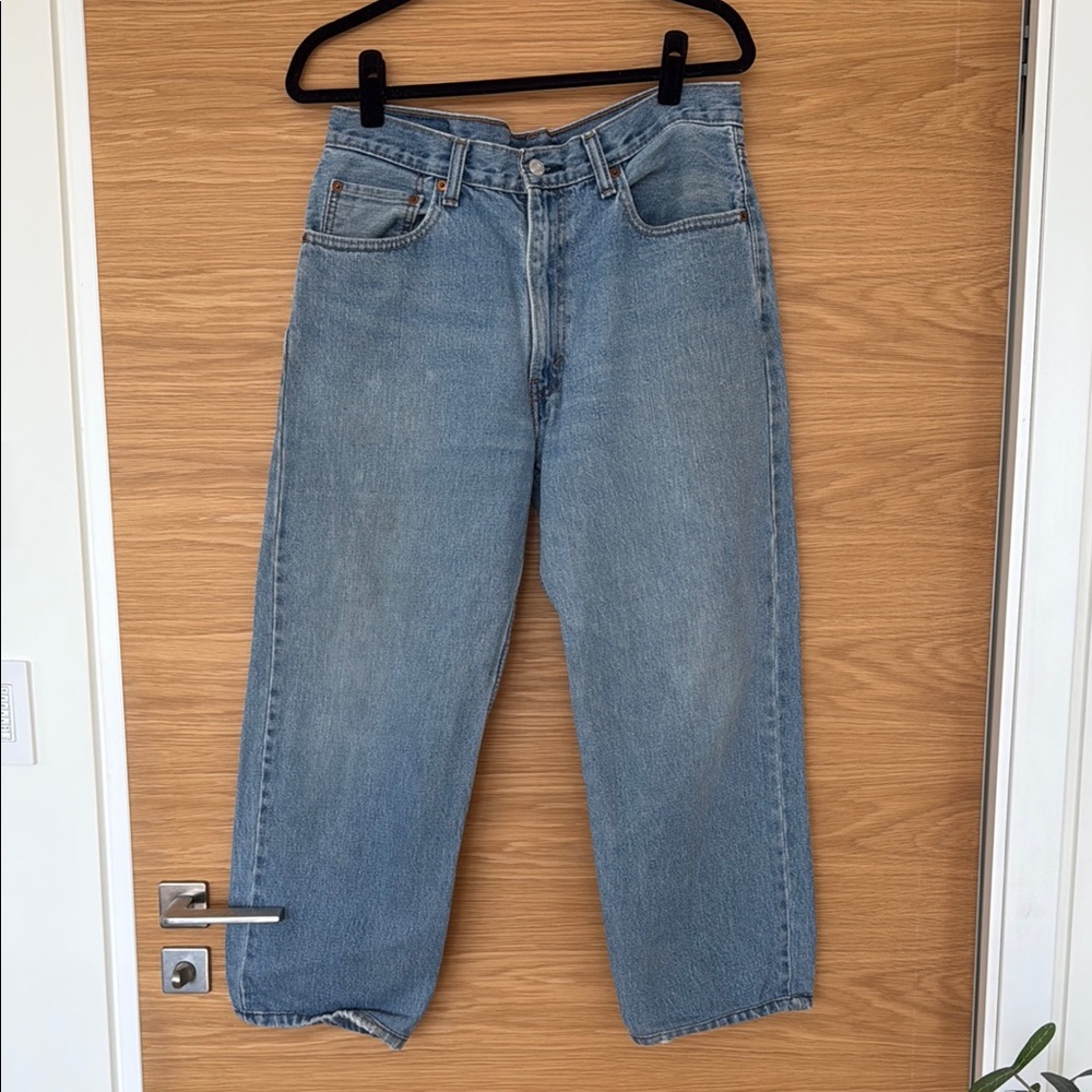 Levi's Blue Straight Leg Jeans Timeless Style